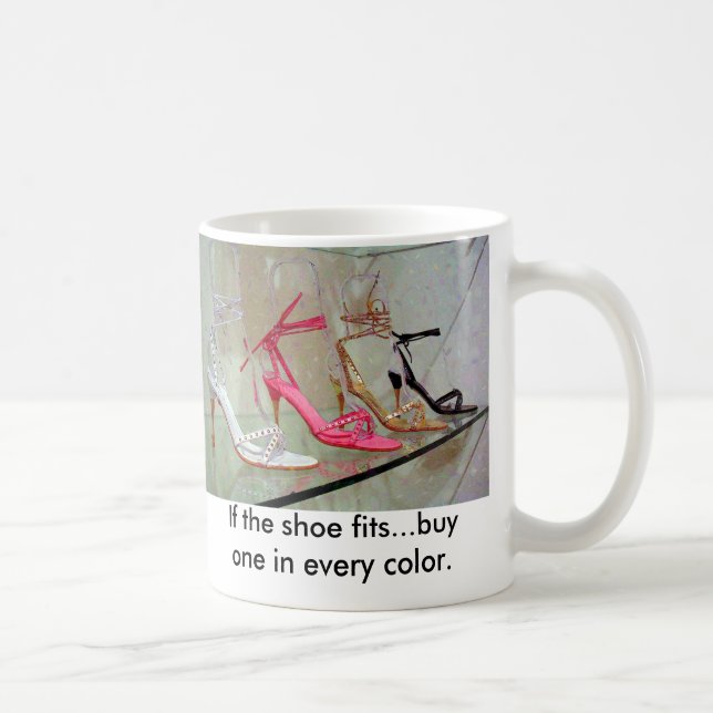Mug Si l'achat un d'ajustements de chaussure… dans (Droite)