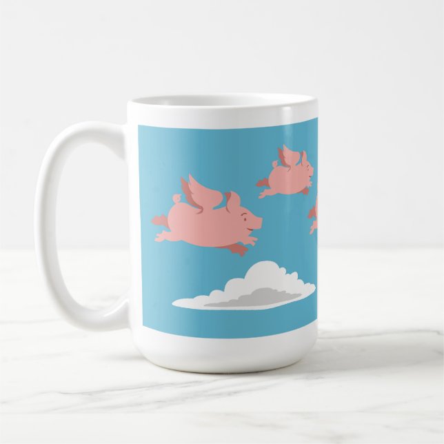 Mug 'Si les porcs pourraient fly (Gauche)