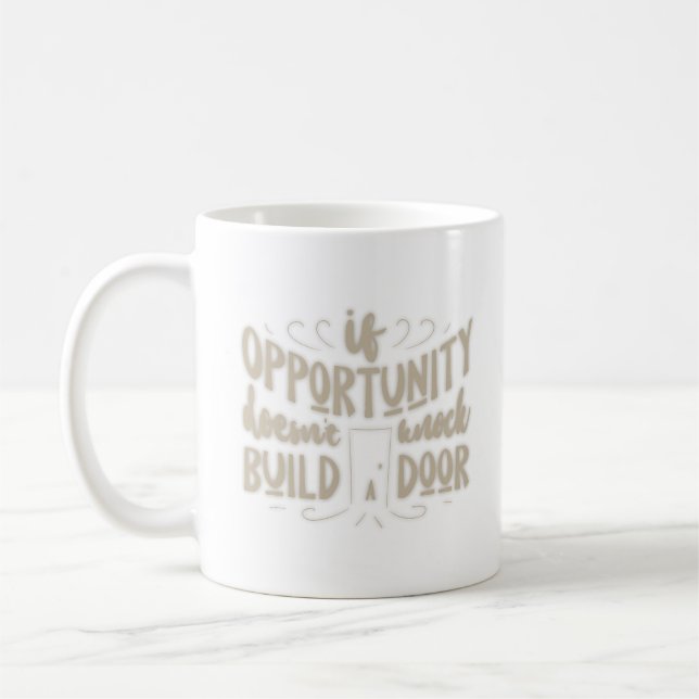 Mug si l'occasion ne frappe pas construire une porte (Gauche)