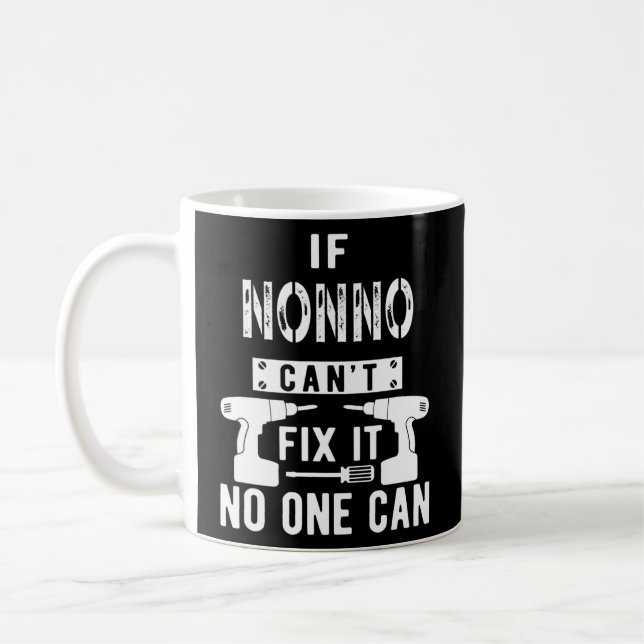 Mug Si Nonno ne parvient pas à le réparer, personne ne (Gauche)
