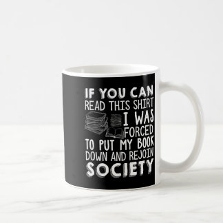 Mug Si peut lire ce livre amateurs de roman lecture dr