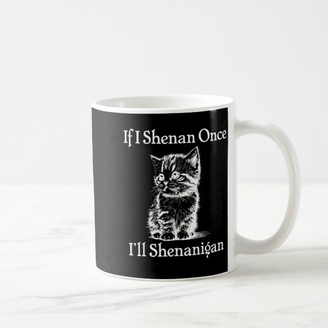 Mug Si shenanigan jour de la st patrick chat meme (Droite)