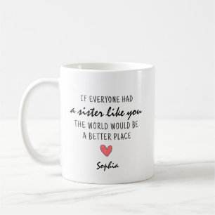 Mug Si tout le monde avait une sœur comme vous Personn