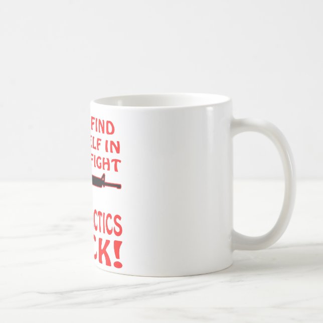 Mug Si trouvez-vous dans un combat juste votre (Droite)