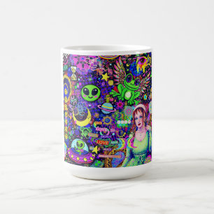 Mug Si tu m'aimes tu ne m'aimes pas Trippy Frog Ali