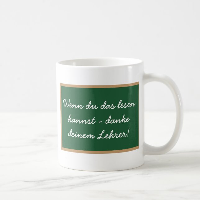 Mug Si tu peux lire ça, merci à ton professeur ! (Droite)