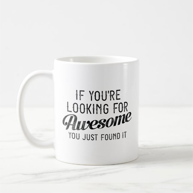 Mug Si vous cherchez à être génial (Gauche)