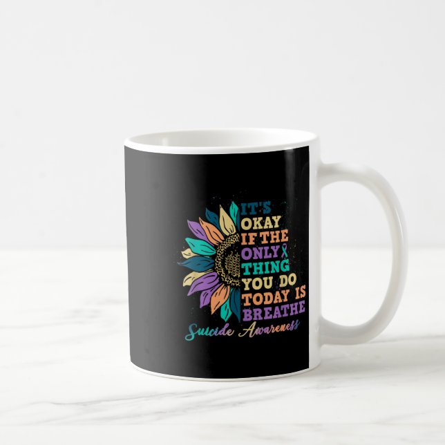 Mug Si Vous Le Faites Aujourd'Hui, C'Est Respirer Les  (Droite)