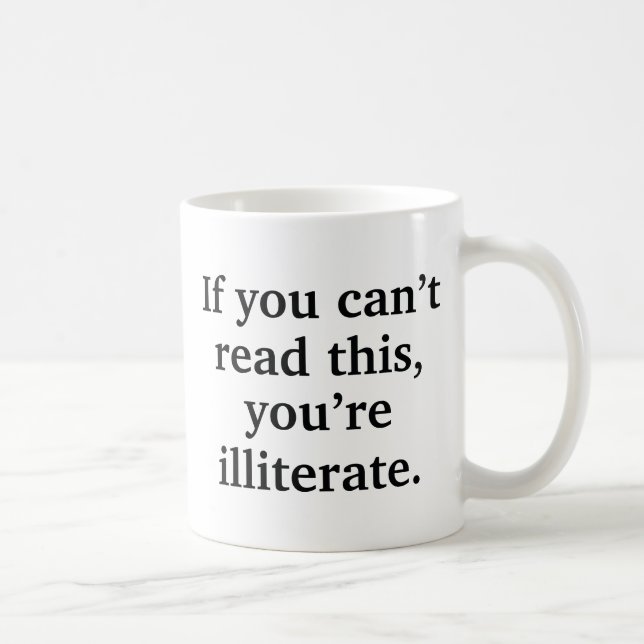 Mug Si vous ne pouvez pas lire ceci (Droite)