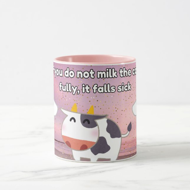 Mug si vous ne trayez pas complètement la vache,  (Centre)