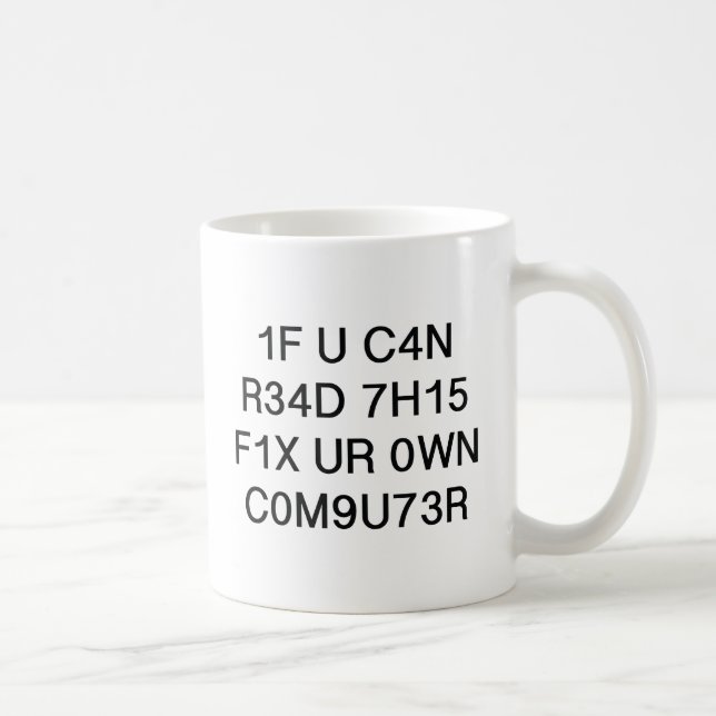 Mug Si Vous Pouvez Lire Cela (Droite)