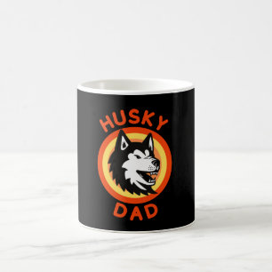 Mug Siberian Husky Papa, chien husky