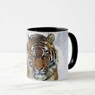 Mug Sibérie, le prédateur du tigre Carnivore, neige da
