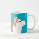 Mug Sibérien Husky - Rouge - Modèle de race<br><div class="desc">Cette silhouette peut également représenter : Malamute d'Alaska, Husky de Sibérie, Elkhound de Norvège, Akita, Kelpie d'Alaska, Klee Kai, chien de traîneau, Kelpie d'Australie, Akbash, Chien du Groenland, Canis Lupus Familiaris Borealis, Husky du Groenland, Alopecis, Alepouditsa, Bouboudi, Herder de Laponien, Reindeer Chien, Lapsk Vallhund, Lap, Chien à dos norvégien, Sibe,...</div>