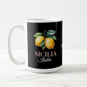 Mug Sicile Italie Fiers Citrons Italiens Frais Sicilie