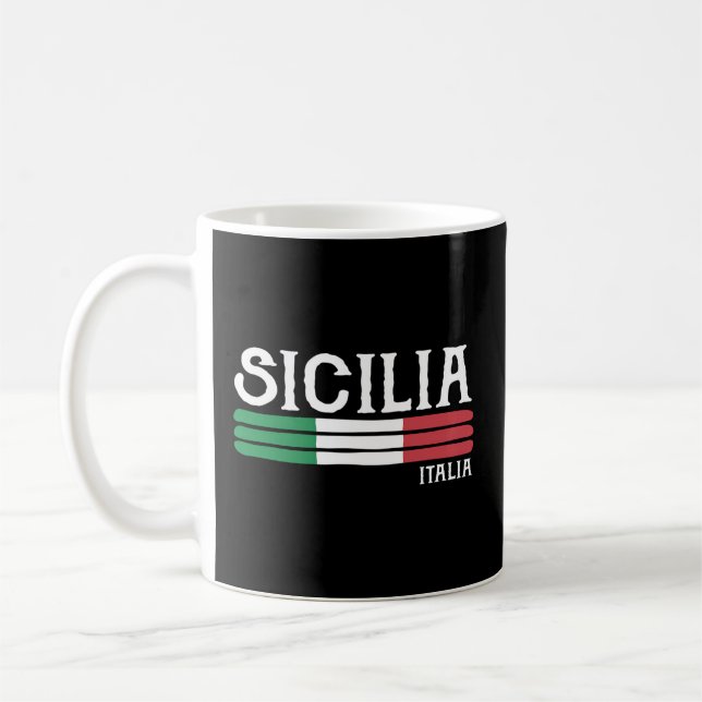 Mug Sicile Italie Sicilienne Italie Sicilie Italie (Gauche)
