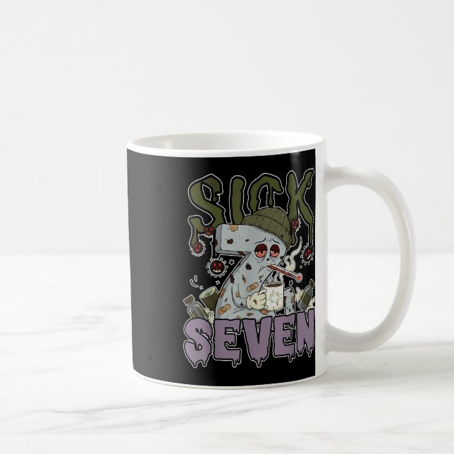 Mug Sick Seven Meme Tee 67 Six Seven Funny Wordplay  (Droite)