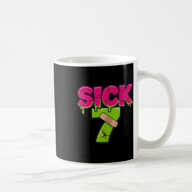 Mug Sick Seven Meme Tee Six Seven Fun Wordplay Drip  (Droite)