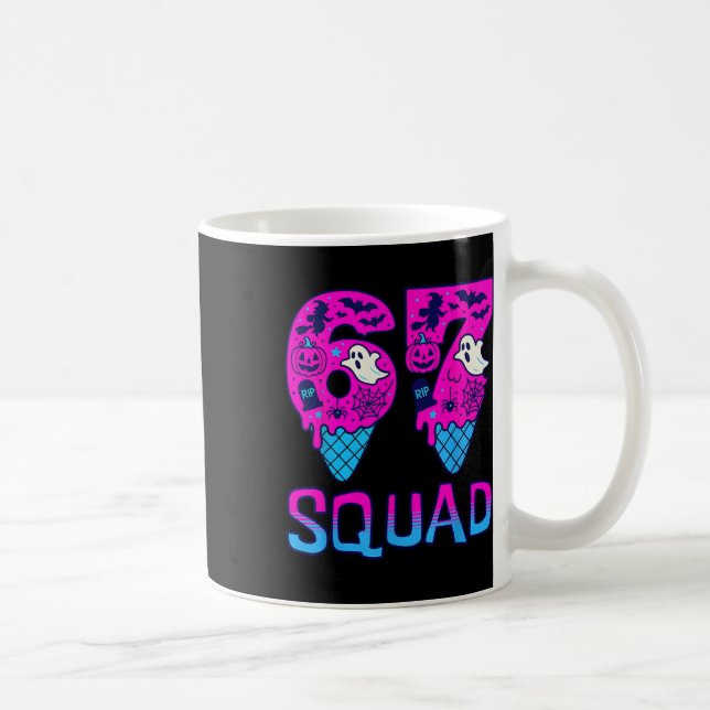 Mug Sick Seven Meme Tee Six Seven Funny 67 Halloween S (Droite)