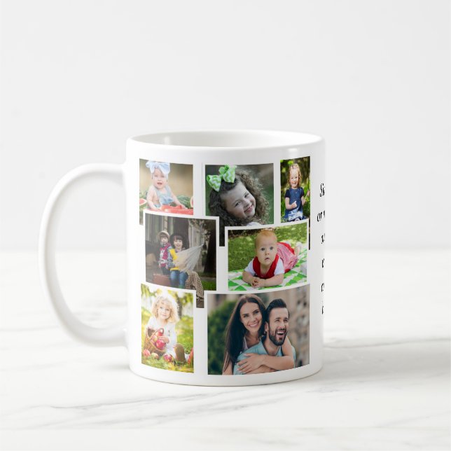 Mug Side by Side Miles Apart Family Photo (Gauche)