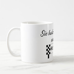 Mug Sie haben ihren Ziel erreicht Rente