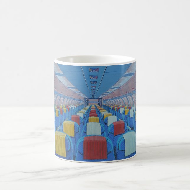 Mug Sièges d'avion (par Gregorio Undurraga) (Centre)