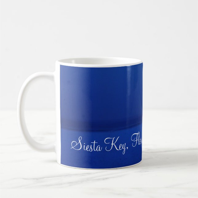 Mug Siesta Key, Floride - pleine lune au-dessus du gol (Gauche)
