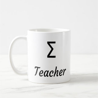 Mug Sigma (en option) Enseignant - Enseignant grec