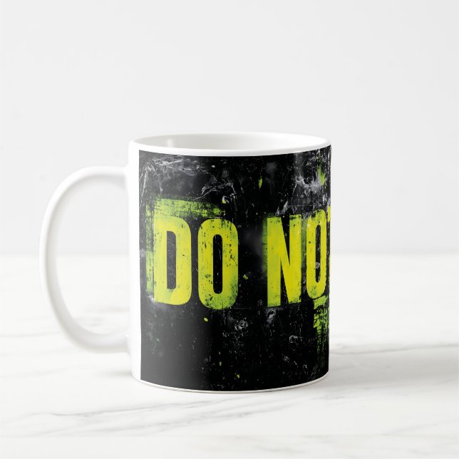 Mug Signal d'avertissement "Ne touchez pas" (Gauche)