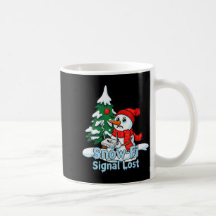Mug Signal de Snow-Fi perdu drôle de bonhomme de neige