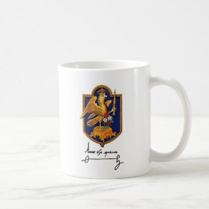 Mug Signature d'Anne Boleyn et manteau des bras