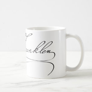 Mug Signature de père fondateur Benjamin Franklin