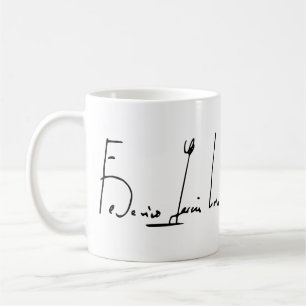 Mug Signature Federico García Lorca