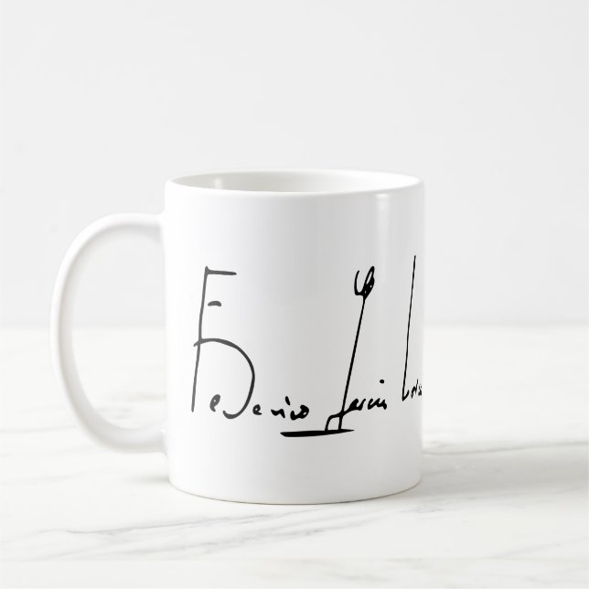 Mug Signature Federico García Lorca (Gauche)