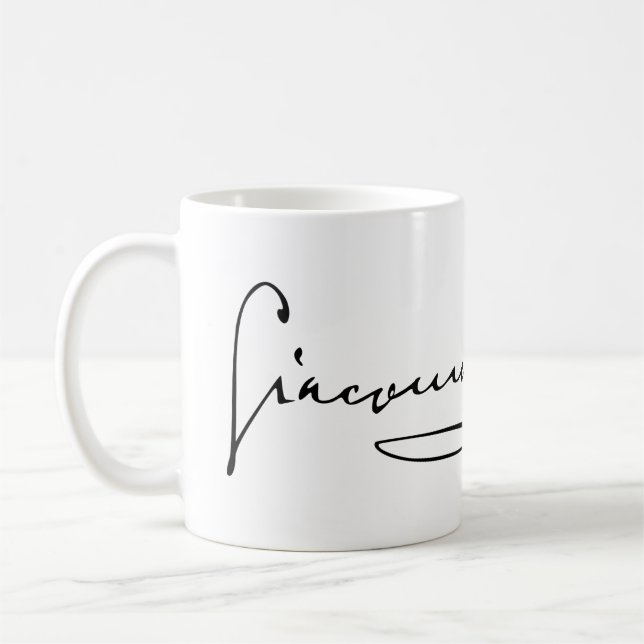 Mug Signature Giacomo Puccini (Gauche)