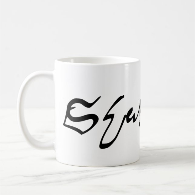 Mug Signature William Shakespeare (Gauche)