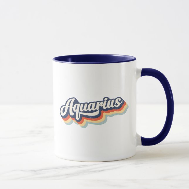 Mug Signe astrologique du Verseau (Droite)