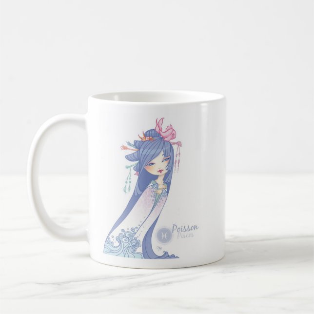 Mug signe astrologique Poisson (Gauche)