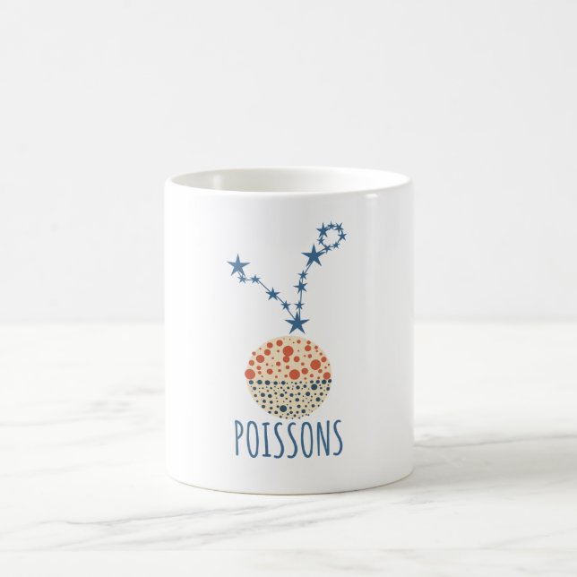 Mug signe astrologique Poissons (Centre)