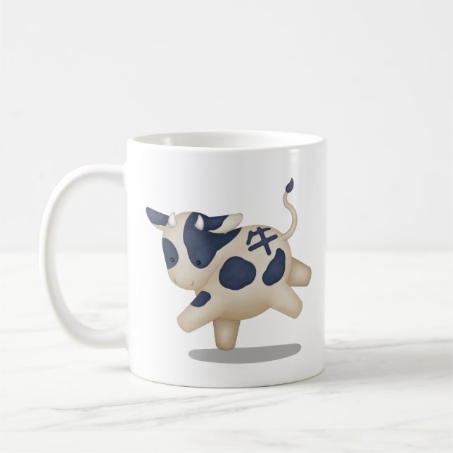 Mug SIGNE D'Astrologie Zodiac Ox Cute (Gauche)