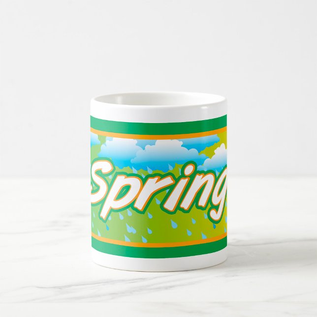 Mug Signe de bannière de printemps (Créateur téléchargé)