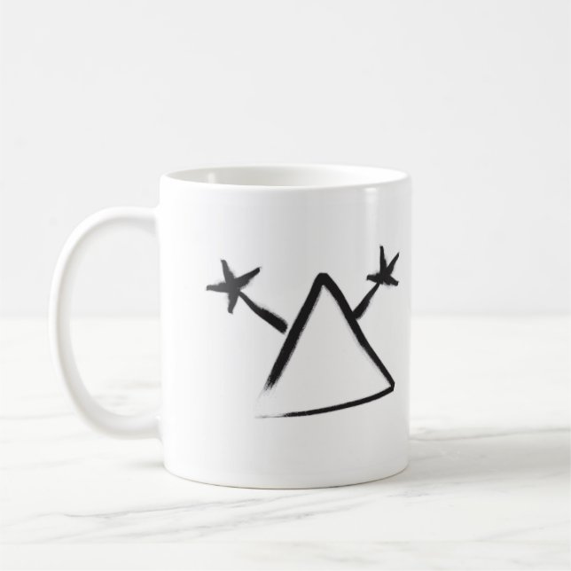 Mug Signe de Hobo : "Un homme armé vit ici." (Gauche)