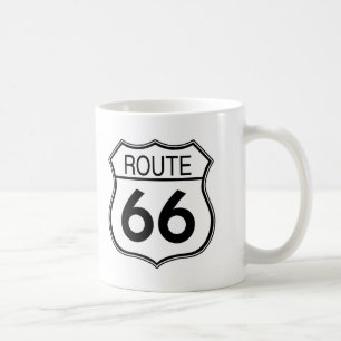 Mug Signe de l'itinéraire 66
