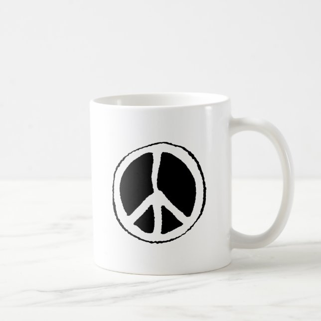 Mug Signe de paix (Droite)
