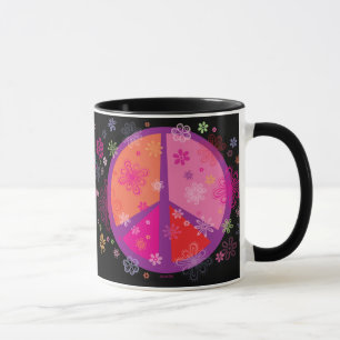 Mug Signe de paix de Valentine