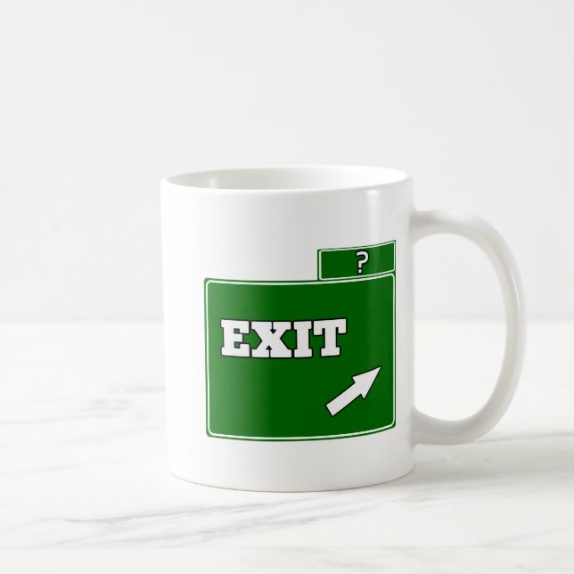 Mug ? Signe de sortie (Droite)