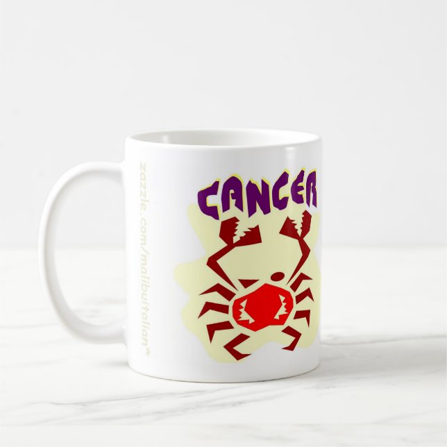 Mug Signe de zodiaque de Cancer (Gauche)