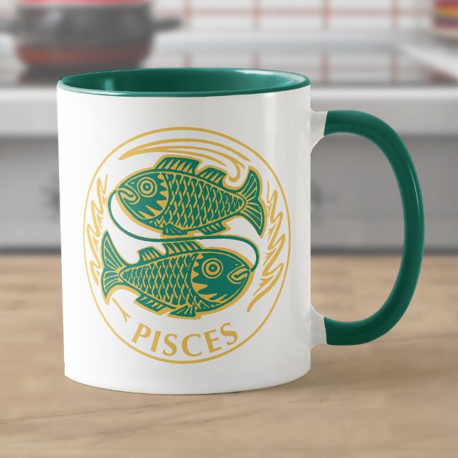 Mug Signe des Poissons du zodiaque (Créateur téléchargé)