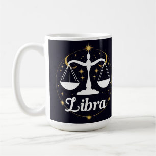 Mug Signe du zodiaque Balance avec étoiles et balance