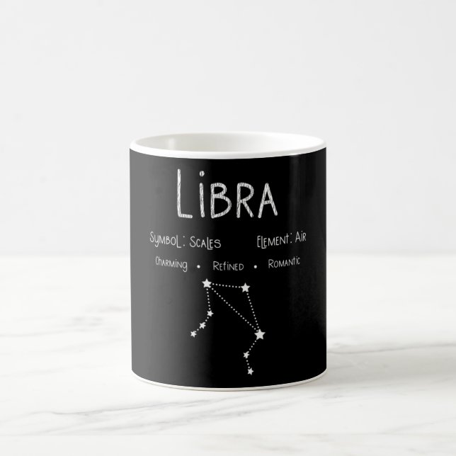 Mug Signe du zodiaque Balance Constellation Cadeau d'a (Centre)